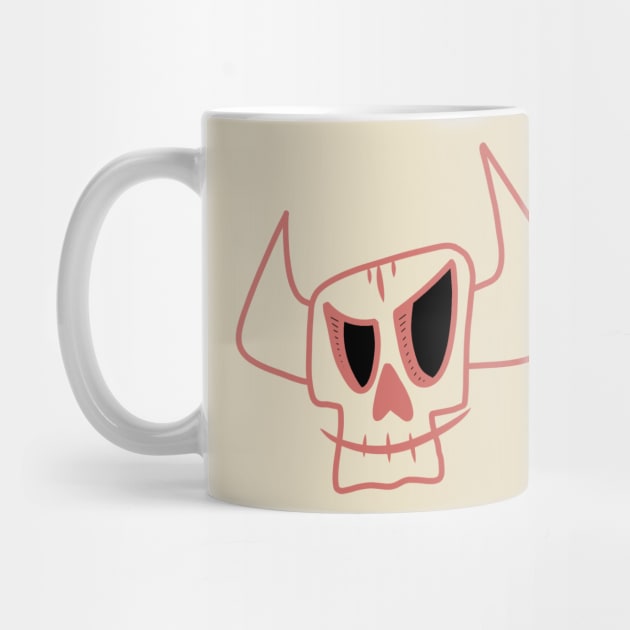 Angry skull by minimalist studio